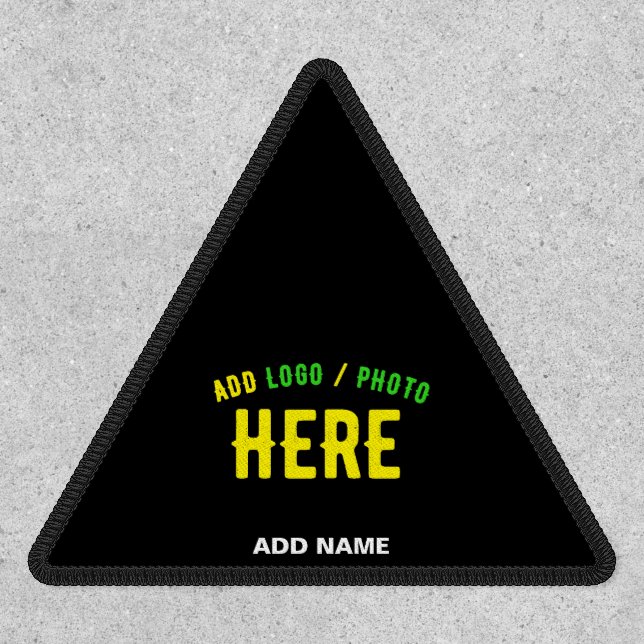 STYLISH MODERN CUSTOMIZABLE BLACK VERIFIED BRANDED PATCH (Front)