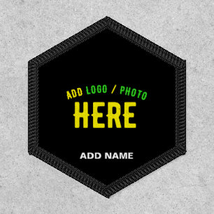 STYLISH MODERN CUSTOMIZABLE BLACK VERIFIED BRANDED PATCH