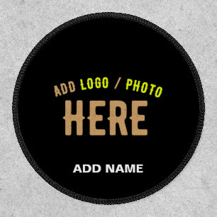 STYLISH MODERN CUSTOMIZABLE BLACK VERIFIED BRANDED PATCH