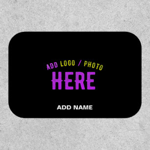 STYLISH MODERN CUSTOMIZABLE BLACK VERIFIED BRANDED PATCH