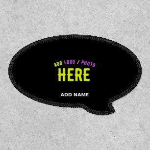 STYLISH MODERN CUSTOMIZABLE BLACK VERIFIED BRANDED PATCH