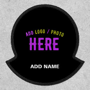 STYLISH MODERN CUSTOMIZABLE BLACK VERIFIED BRANDED PATCH