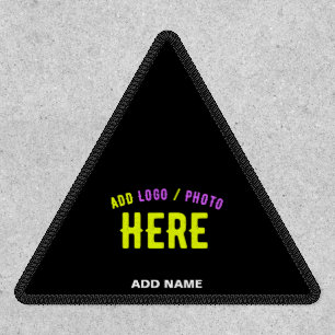 STYLISH MODERN CUSTOMIZABLE BLACK VERIFIED BRANDED PATCH