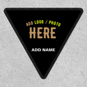 STYLISH MODERN CUSTOMIZABLE BLACK VERIFIED BRANDED PATCH