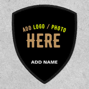 STYLISH MODERN CUSTOMIZABLE BLACK VERIFIED BRANDED PATCH