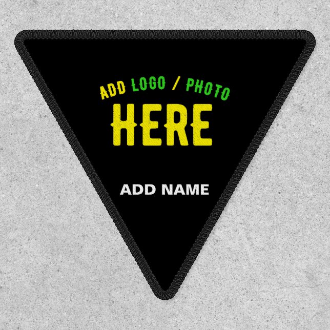 STYLISH MODERN CUSTOMIZABLE BLACK VERIFIED BRANDED PATCH (Front)