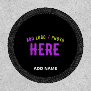 STYLISH MODERN CUSTOMIZABLE BLACK VERIFIED BRANDED PATCH