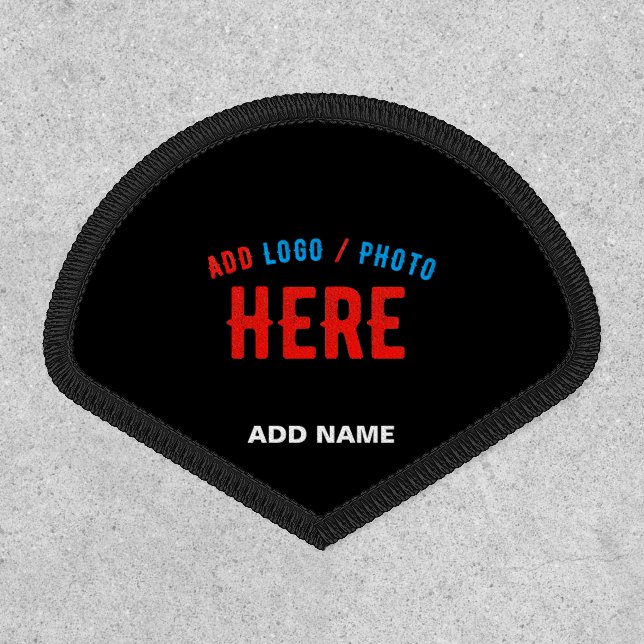 STYLISH MODERN CUSTOMIZABLE BLACK VERIFIED BRANDED PATCH (Front)