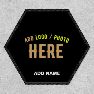 STYLISH MODERN CUSTOMIZABLE BLACK VERIFIED BRANDED PATCH