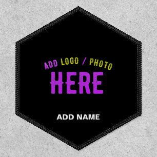 STYLISH MODERN CUSTOMIZABLE BLACK VERIFIED BRANDED PATCH