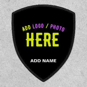 STYLISH MODERN CUSTOMIZABLE BLACK VERIFIED BRANDED PATCH