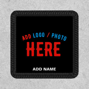 STYLISH MODERN CUSTOMIZABLE BLACK VERIFIED BRANDED PATCH