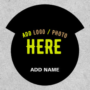 STYLISH MODERN CUSTOMIZABLE BLACK VERIFIED BRANDED PATCH
