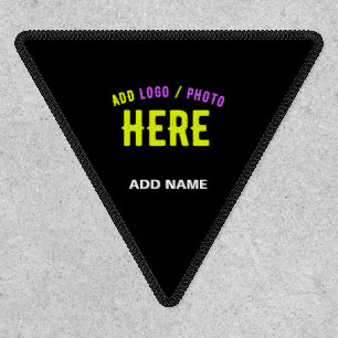STYLISH MODERN CUSTOMIZABLE BLACK VERIFIED BRANDED PATCH