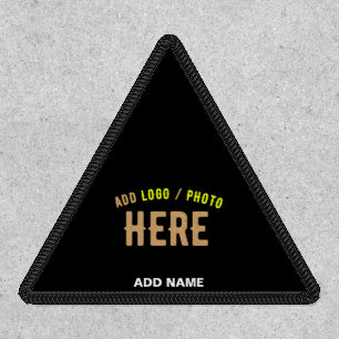 STYLISH MODERN CUSTOMIZABLE BLACK VERIFIED BRANDED PATCH