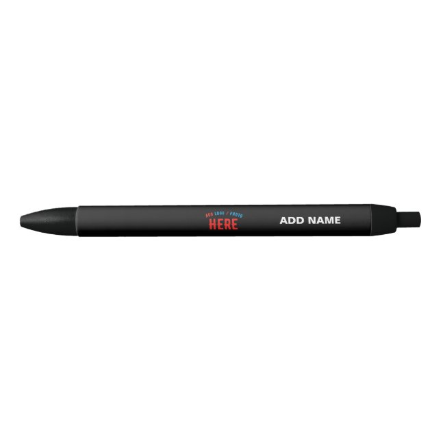 STYLISH MODERN CUSTOMIZABLE BLACK VERIFIED BRANDED PEN (Front)
