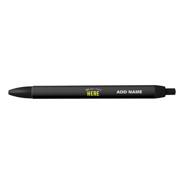 STYLISH MODERN CUSTOMIZABLE BLACK VERIFIED BRANDED PEN (Front)
