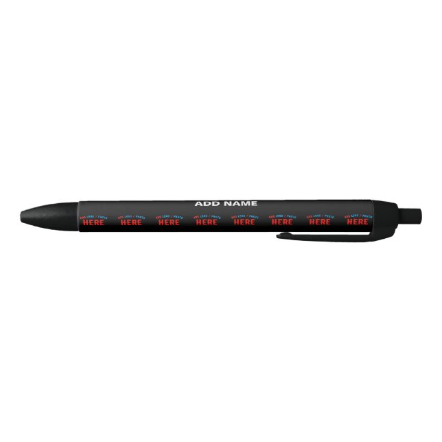 STYLISH MODERN CUSTOMIZABLE BLACK VERIFIED BRANDED PEN (Bottom)