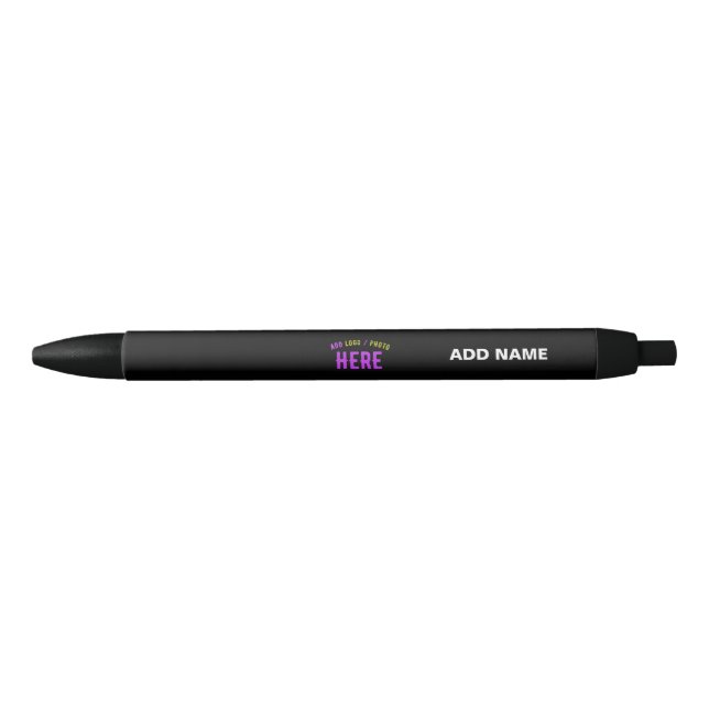 STYLISH MODERN CUSTOMIZABLE BLACK VERIFIED BRANDED PEN (Front)