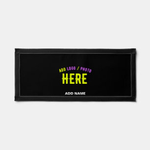 STYLISH MODERN CUSTOMIZABLE BLACK VERIFIED BRANDED PENNANT