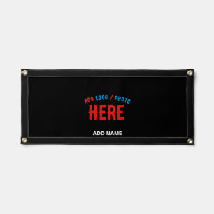 STYLISH MODERN CUSTOMIZABLE BLACK VERIFIED BRANDED PENNANT