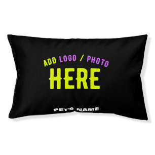 STYLISH MODERN CUSTOMIZABLE BLACK VERIFIED BRANDED PET BED