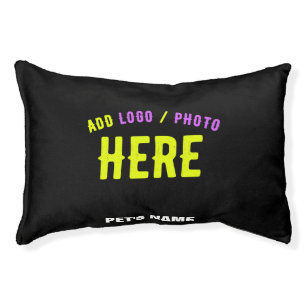 STYLISH MODERN CUSTOMIZABLE BLACK VERIFIED BRANDED PET BED