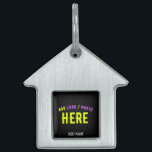 STYLISH MODERN CUSTOMIZABLE BLACK VERIFIED BRANDED PET ID TAG<br><div class="desc">THIS IS A DESIGN FITTING FOR EVERYONE.YOU CAN CHANGE, RESIZE OR ADD LOGO, PHOTO, TEXT AND COLOURS THE WAY YOU LIKE.THANK YOU.</div>