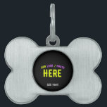 STYLISH MODERN CUSTOMIZABLE BLACK VERIFIED BRANDED PET ID TAG<br><div class="desc">THIS IS A DESIGN FITTING FOR EVERYONE.YOU CAN CHANGE, RESIZE OR ADD LOGO, PHOTO, TEXT AND COLOURS THE WAY YOU LIKE.THANK YOU.</div>