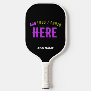 STYLISH MODERN CUSTOMIZABLE BLACK VERIFIED BRANDED PICKLEBALL PADDLE