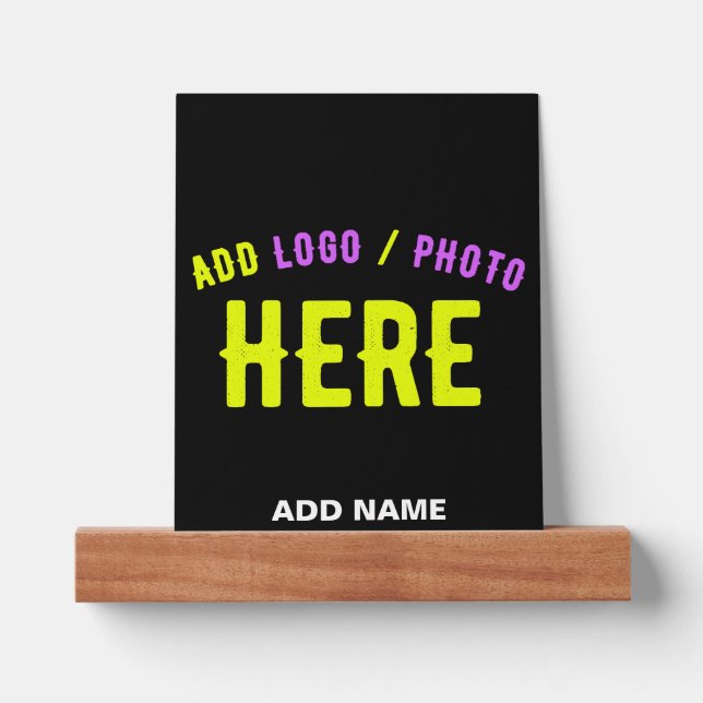 STYLISH MODERN CUSTOMIZABLE BLACK VERIFIED BRANDED PICTURE LEDGE (Front)