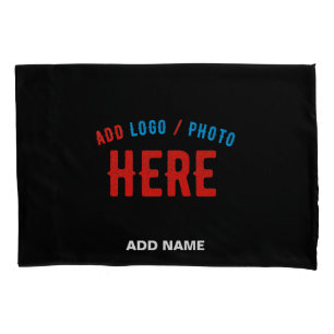 STYLISH MODERN CUSTOMIZABLE BLACK VERIFIED BRANDED PILLOW CASE
