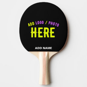 STYLISH MODERN CUSTOMIZABLE BLACK VERIFIED BRANDED PING PONG PADDLE