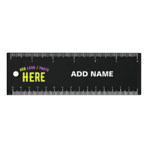 STYLISH MODERN CUSTOMIZABLE BLACK VERIFIED BRANDED RULER