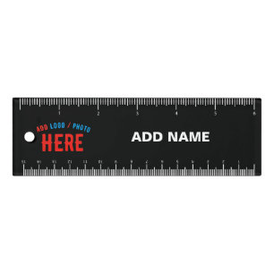 STYLISH MODERN CUSTOMIZABLE BLACK VERIFIED BRANDED RULER