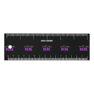 STYLISH MODERN CUSTOMIZABLE BLACK VERIFIED BRANDED RULER