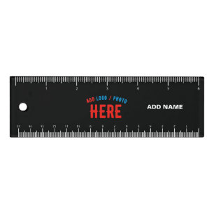 STYLISH MODERN CUSTOMIZABLE BLACK VERIFIED BRANDED RULER