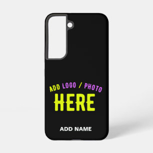 STYLISH MODERN CUSTOMIZABLE BLACK VERIFIED BRANDED SAMSUNG GALAXY S22 CASE