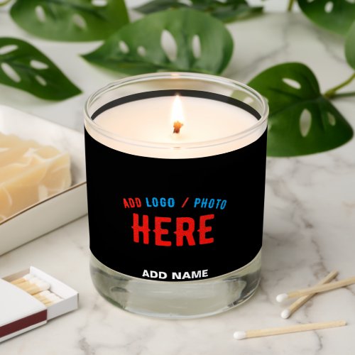STYLISH MODERN CUSTOMIZABLE BLACK VERIFIED BRANDED SCENTED CANDLE