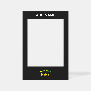 STYLISH MODERN CUSTOMIZABLE BLACK VERIFIED BRANDED SELFIE FRAME