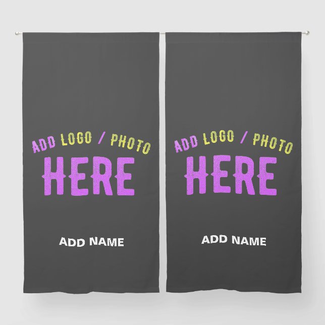 STYLISH MODERN CUSTOMIZABLE BLACK VERIFIED BRANDED SHEER CURTAINS (Pair)