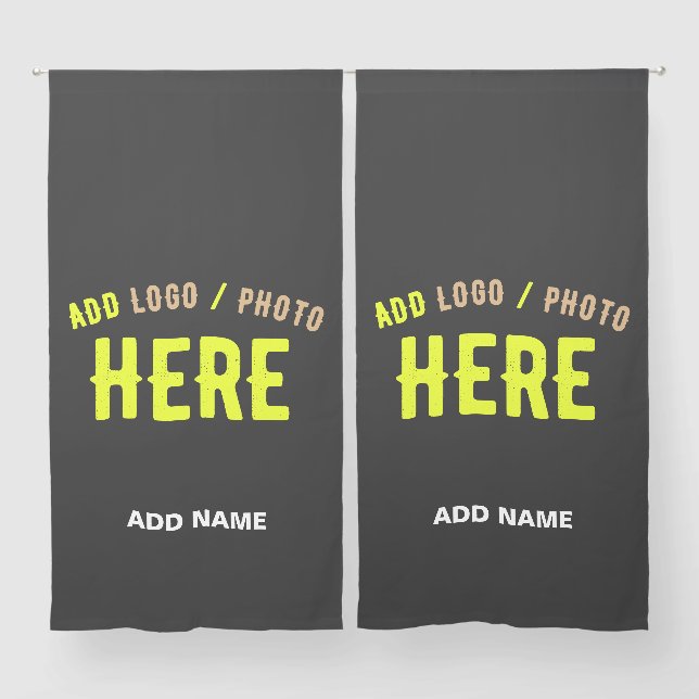 STYLISH MODERN CUSTOMIZABLE BLACK VERIFIED BRANDED SHEER CURTAINS (Pair)