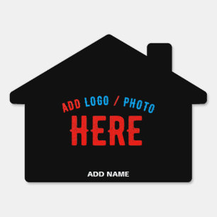 STYLISH MODERN CUSTOMIZABLE BLACK VERIFIED BRANDED SIGN
