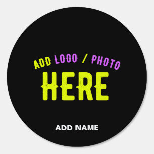 STYLISH MODERN CUSTOMIZABLE BLACK VERIFIED BRANDED SIGN