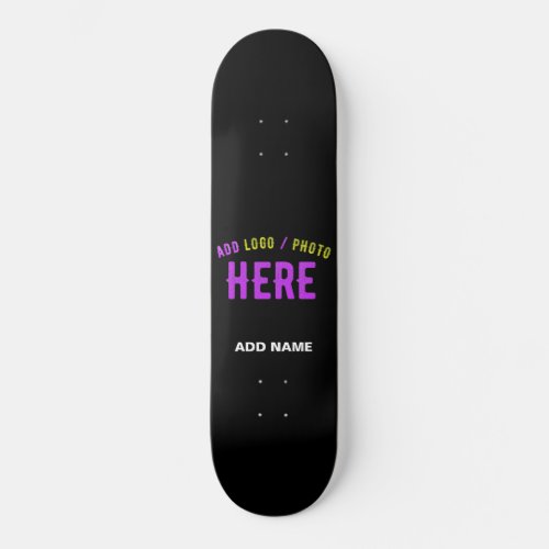 STYLISH MODERN CUSTOMIZABLE BLACK VERIFIED BRANDED SKATEBOARD