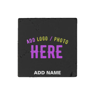 STYLISH MODERN CUSTOMIZABLE BLACK VERIFIED BRANDED STONE MAGNET