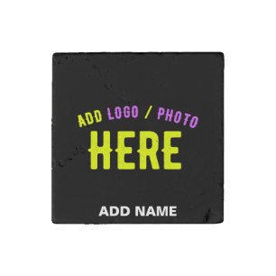 STYLISH MODERN CUSTOMIZABLE BLACK VERIFIED BRANDED STONE MAGNET