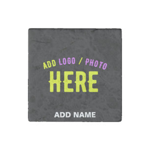 STYLISH MODERN CUSTOMIZABLE BLACK VERIFIED BRANDED STONE MAGNET