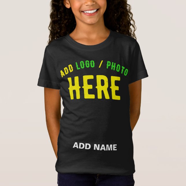 STYLISH MODERN CUSTOMIZABLE BLACK VERIFIED BRANDED T-Shirt (Front)