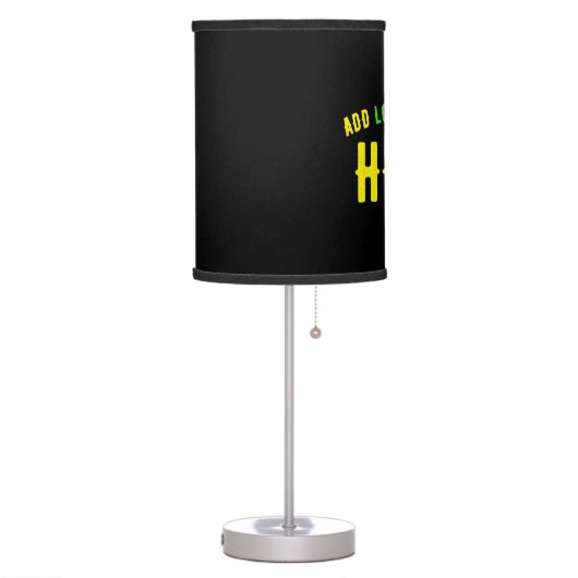 STYLISH MODERN CUSTOMIZABLE BLACK VERIFIED BRANDED TABLE LAMP (Left)